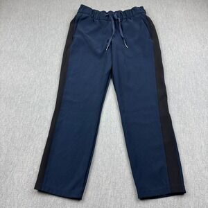 Lululemon Jogger Pants Womens 4 Blue On The Fly Woven Track Stripe Active W5BM5S
